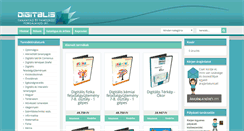 Desktop Screenshot of digitalistananyag.hu